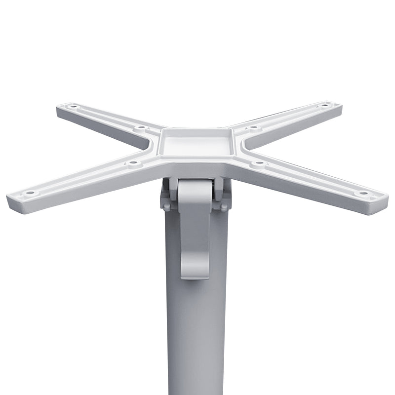 Cargue la imagen en el visor de la galería, Base para Cubierta de Mesa de Aluminio color Blanca-LOJAN -411288W-DG