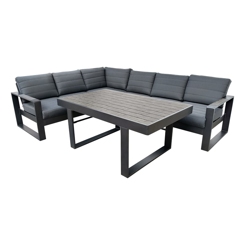 Cargue la imagen en el visor de la galería, Set Losano Corner color Carbon - SDS239912C3