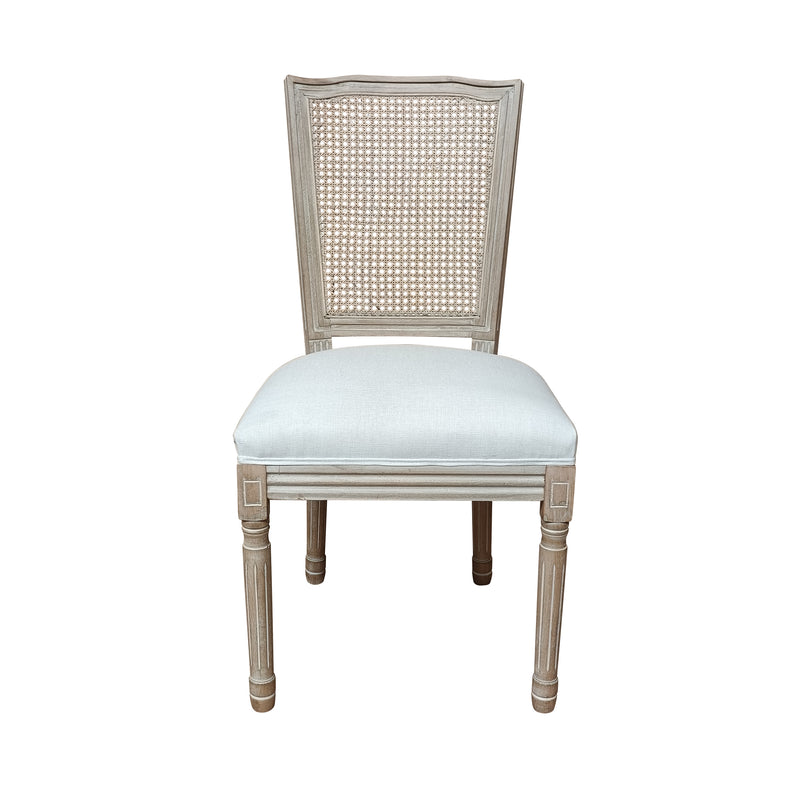 Cargue la imagen en el visor de la galería, Silla para Interior de Madera Color Beige Louis Wooden Banquete - 9FMWOO