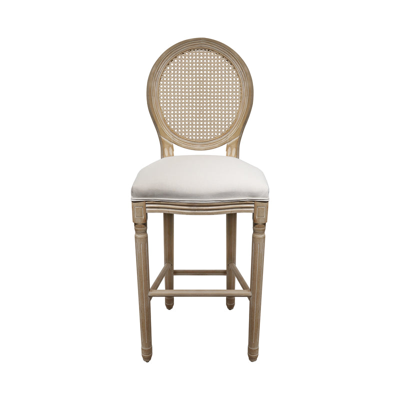 Cargue la imagen en el visor de la galería, Silla Alta para Interior de Madera Color Natural Louis Banquete - 9FM-ALT