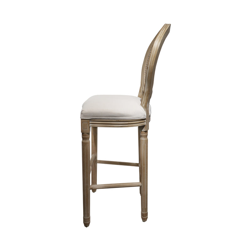 Cargue la imagen en el visor de la galería, Silla Alta para Interior de Madera Color Natural Louis Banquete - 9FM-ALT