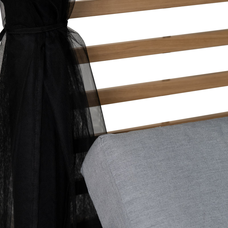 Cargue la imagen en el visor de la galería, Camastro Doble LOVA de aluminio color Carbón - GL3A4212249ZYBKD