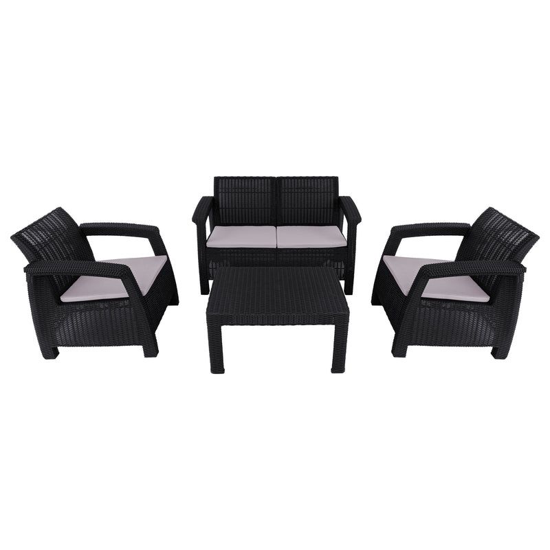 Load image into Gallery viewer, Black Plastic Outdoor and Indoor Room LUX-PM04-LUX-PM04.