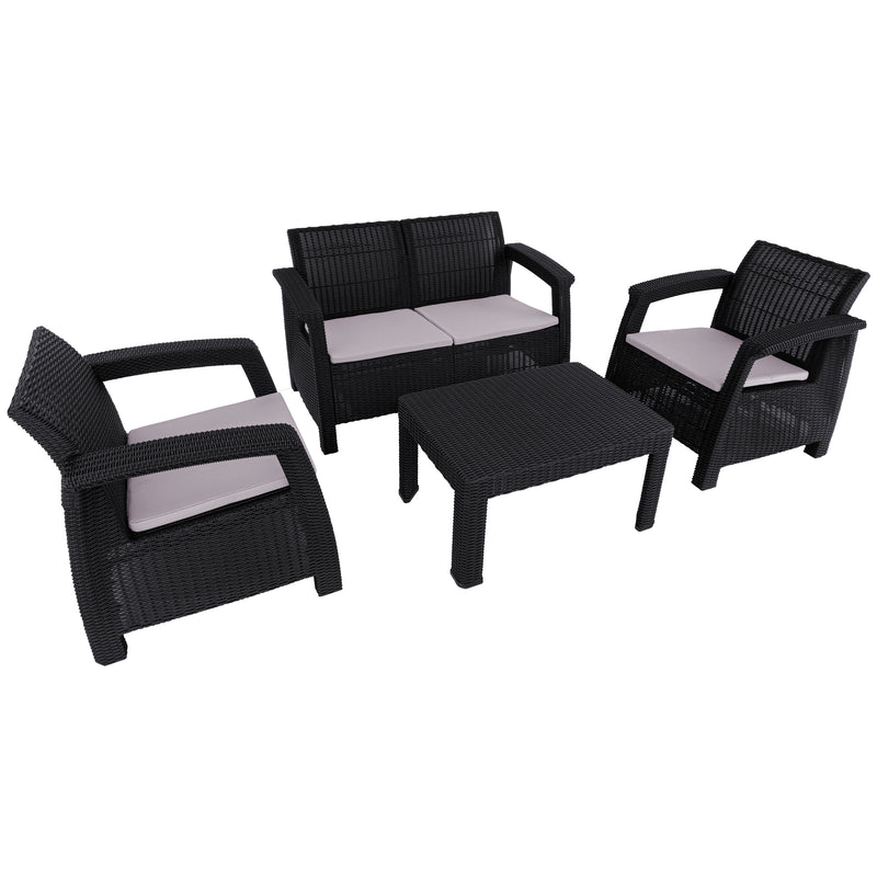 Load image into Gallery viewer, Black Plastic Outdoor and Indoor Room LUX-PM04-LUX-PM04.