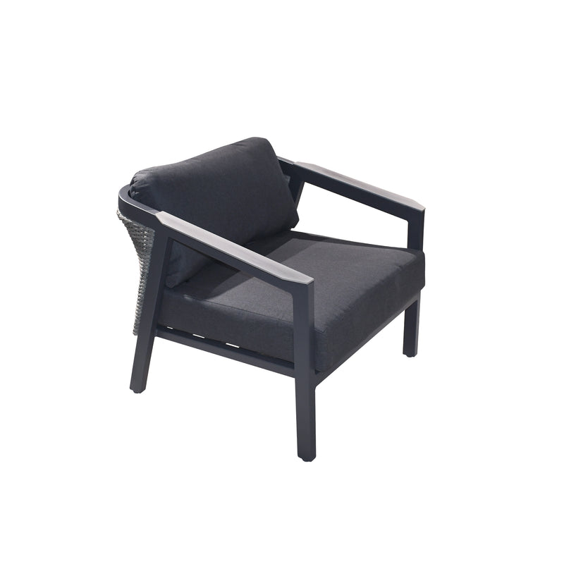 Cargue la imagen en el visor de la galería, Set Triple Lyne color carbon + mesa de centro Java