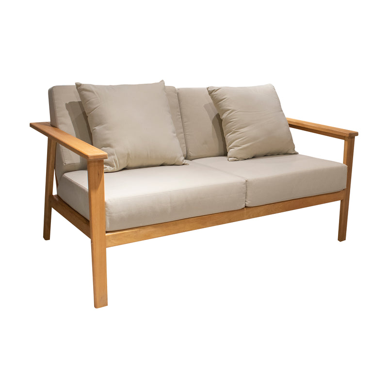 Cargue la imagen en el visor de la galería, Sala para Exterior e Interior de Madera Acacia Color Blanco LAGUNA DOBLE-HU22057