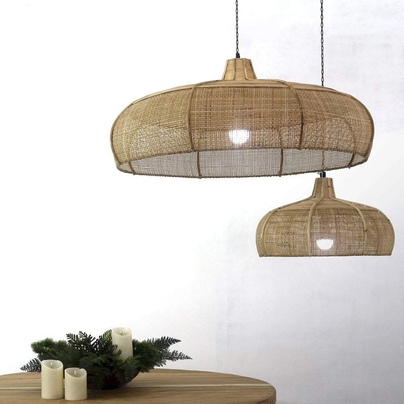 Cargue la imagen en el visor de la galería, Lampara Decorativa Colgante para exterior y interior Color Natural TANIA -401666