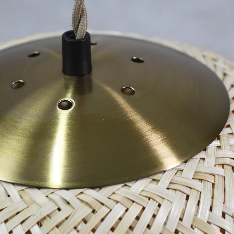 Cargue la imagen en el visor de la galería, Lampara estilo Bamboo 28*25 MEJ8851 CasaEaster