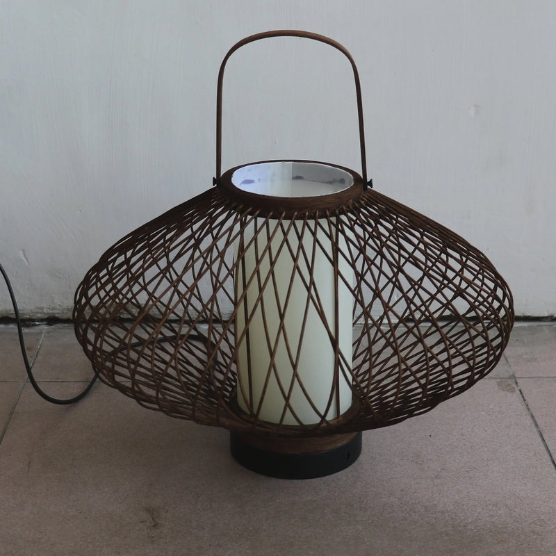 Cargue la imagen en el visor de la galería, Lampara estilo Bamboo 38*36 MEJ8458 CasaEaster