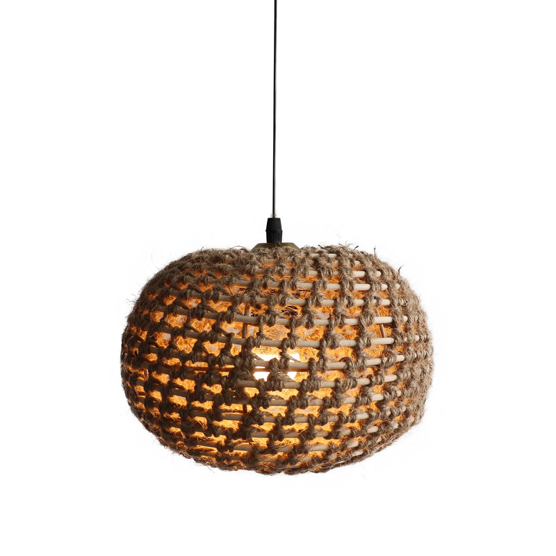 Cargue la imagen en el visor de la galería, Lampara estilo Hemp rope 27*15 MEJ2084 CasaEaster