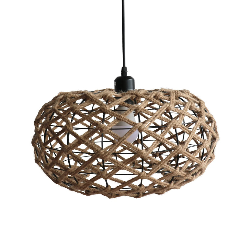 Cargue la imagen en el visor de la galería, Lampara estilo Hemp rope 40*20 MEJ2085 CasaEaster