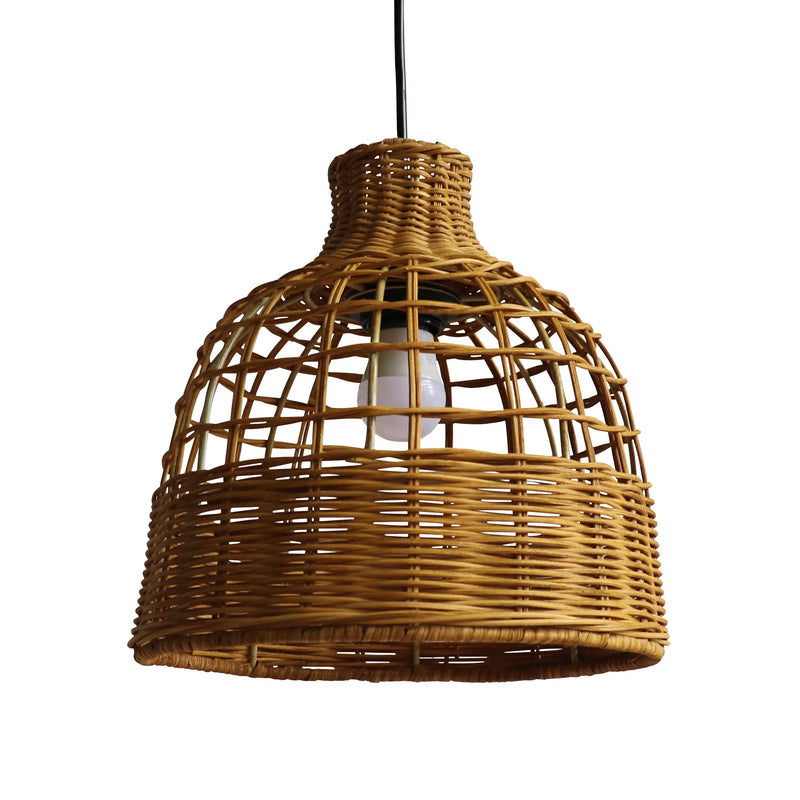 Cargue la imagen en el visor de la galería, Lampara estilo Rattan 25*25 MEJ9170 CasaEaster