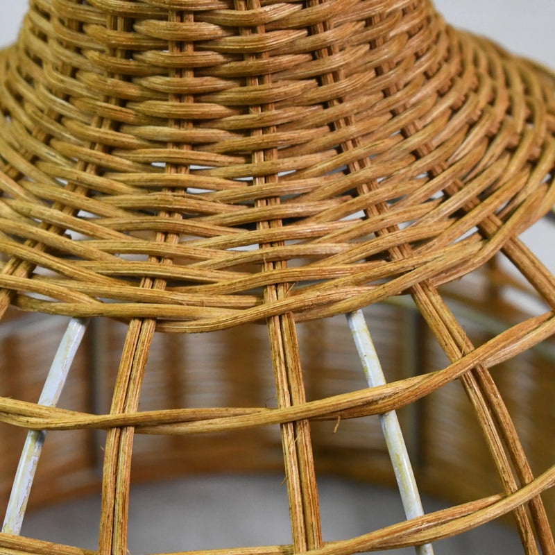 Cargue la imagen en el visor de la galería, Lampara estilo Rattan 25*25 MEJ9170 CasaEaster