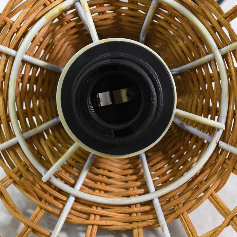 Cargue la imagen en el visor de la galería, Lampara estilo Rattan 25*25 MEJ9170 CasaEaster