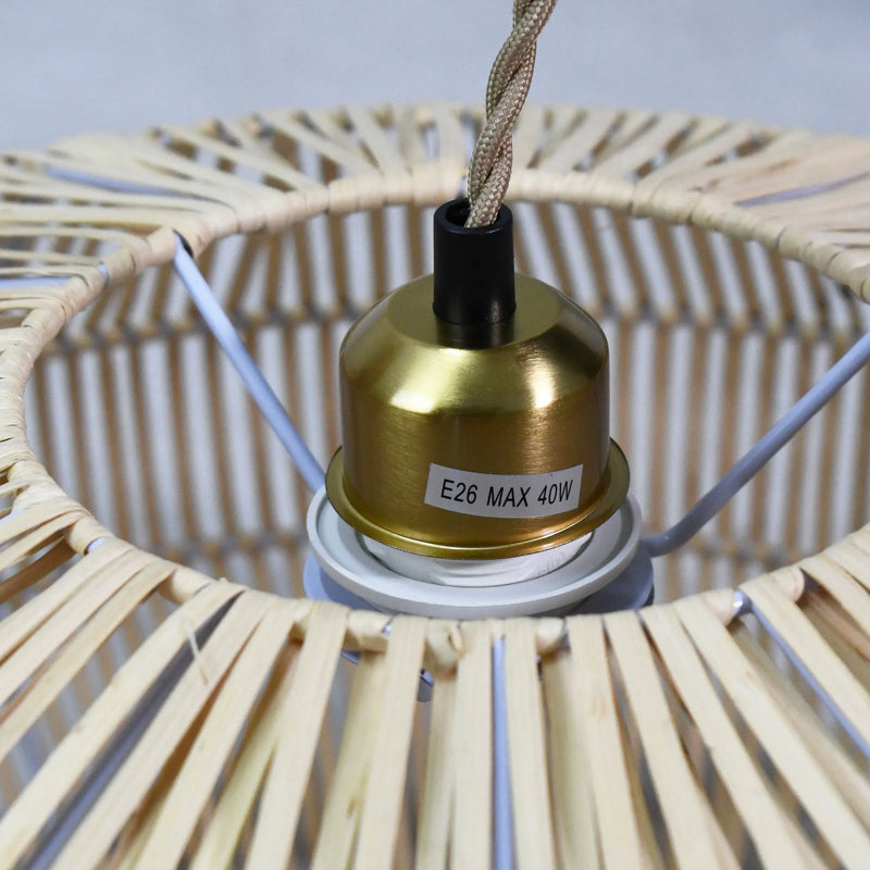 Cargue la imagen en el visor de la galería, Lampara estilo Rattan 50*25 MEJ9188 CasaEaster