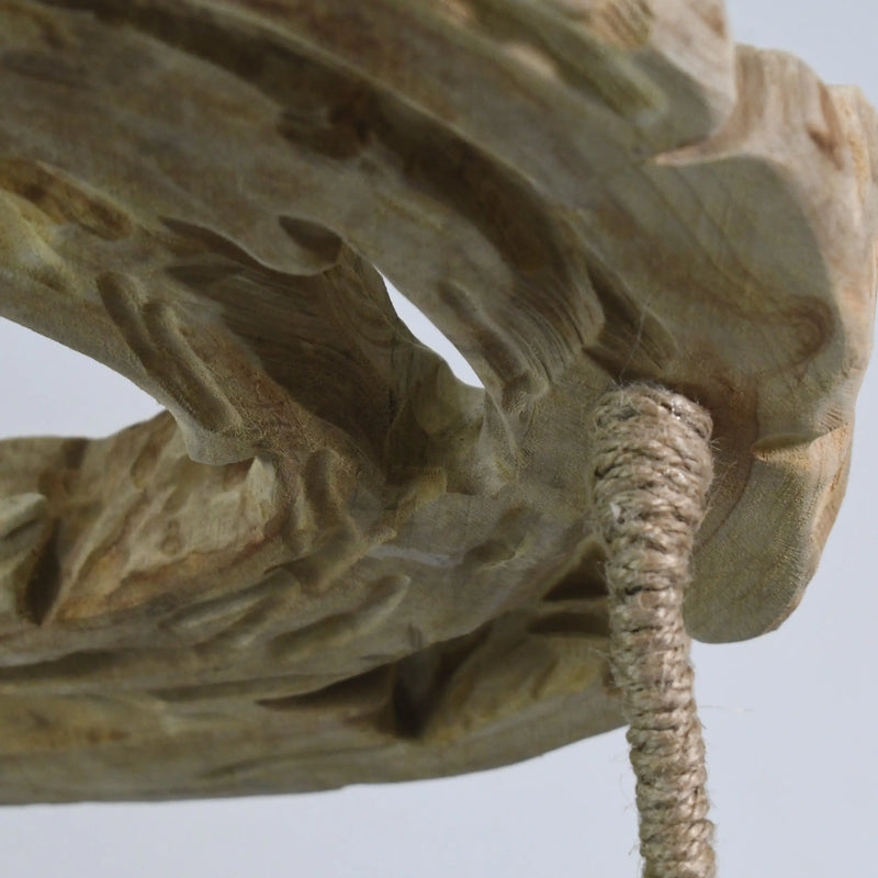 Cargue la imagen en el visor de la galería, Lampara estilo Wooden D35CM MEJ8498 CasaEaster