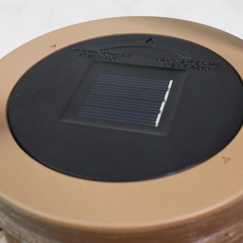 Cargue la imagen en el visor de la galería, Lampara solar de ratan ED22017M CasaEaster