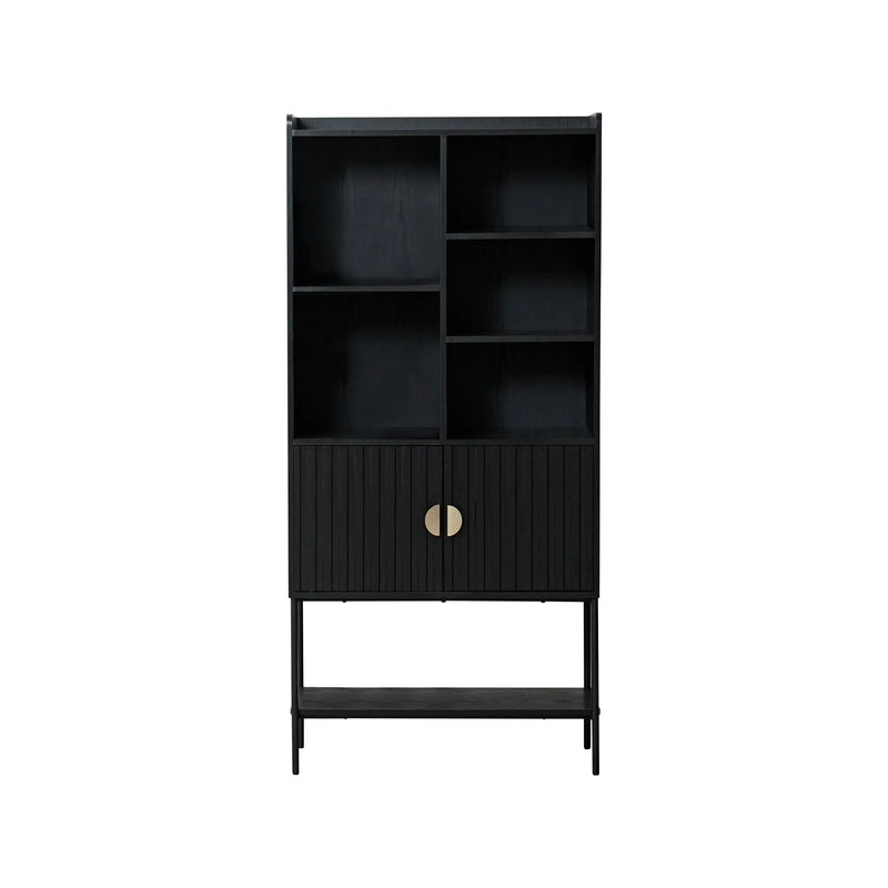 Cargue la imagen en el visor de la galería, Librero 31255B Color Negro - 31255B CasaEaster