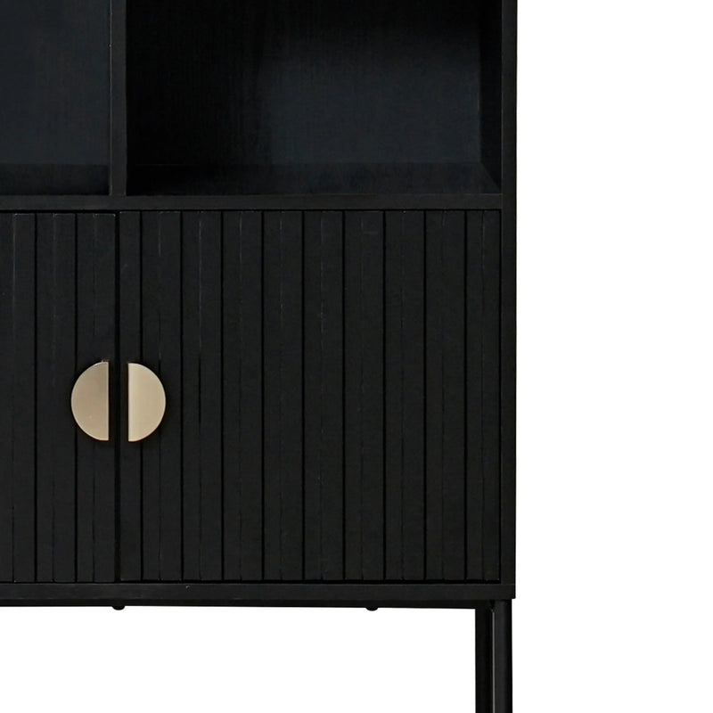 Cargue la imagen en el visor de la galería, Librero 31255B Color Negro - 31255B CasaEaster