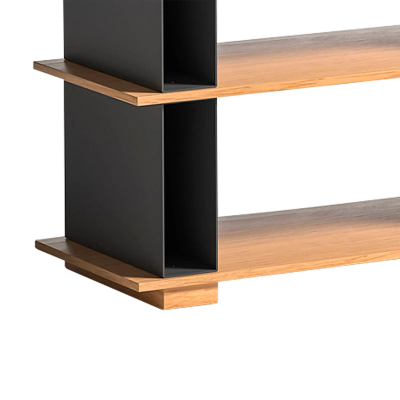 Cargue la imagen en el visor de la galería, Librero para interior Color Negro y Natural-1013-4-94036099-11 CasaEaster