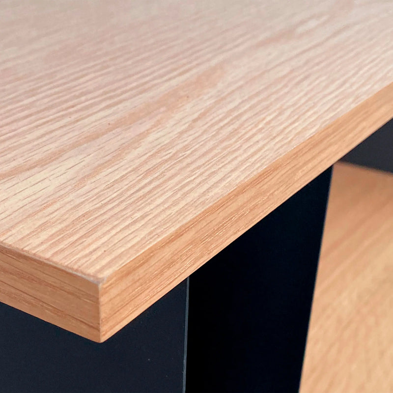 Cargue la imagen en el visor de la galería, Librero para interior Color Negro y Natural-1013-4-94036099-11 CasaEaster