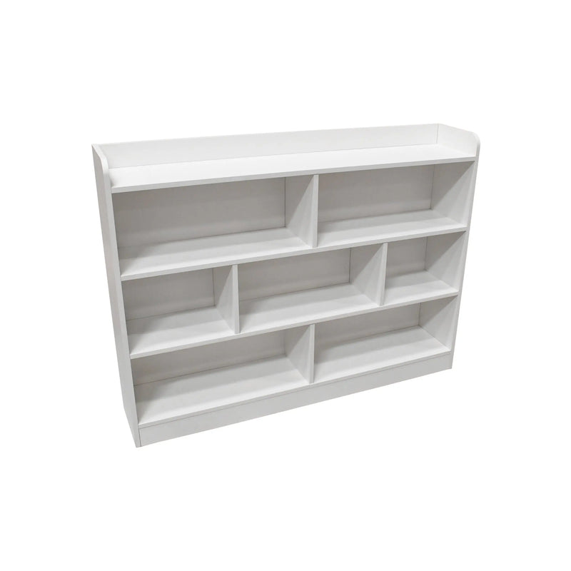 Cargue la imagen en el visor de la galería, Librero para interior de 7 compartimentos color blanco SRW399 CasaEaster