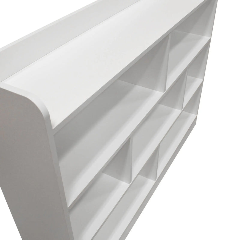 Cargue la imagen en el visor de la galería, Librero para interior de 7 compartimentos color blanco SRW399 CasaEaster