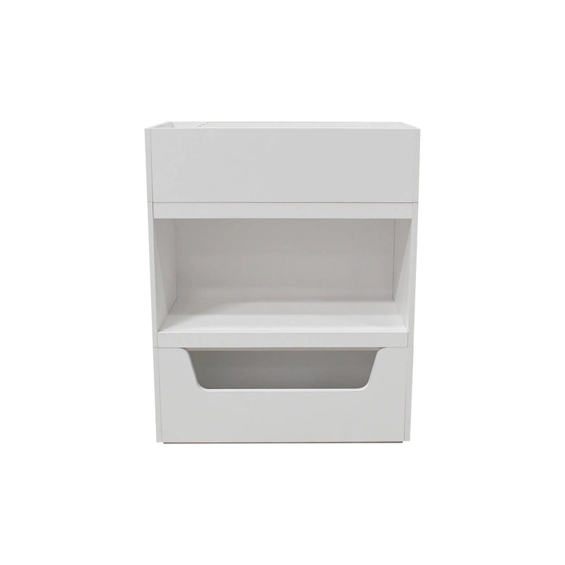 Cargue la imagen en el visor de la galería, Librero para interior desmontable 3 niveles color blanco SRW422 CasaEaster