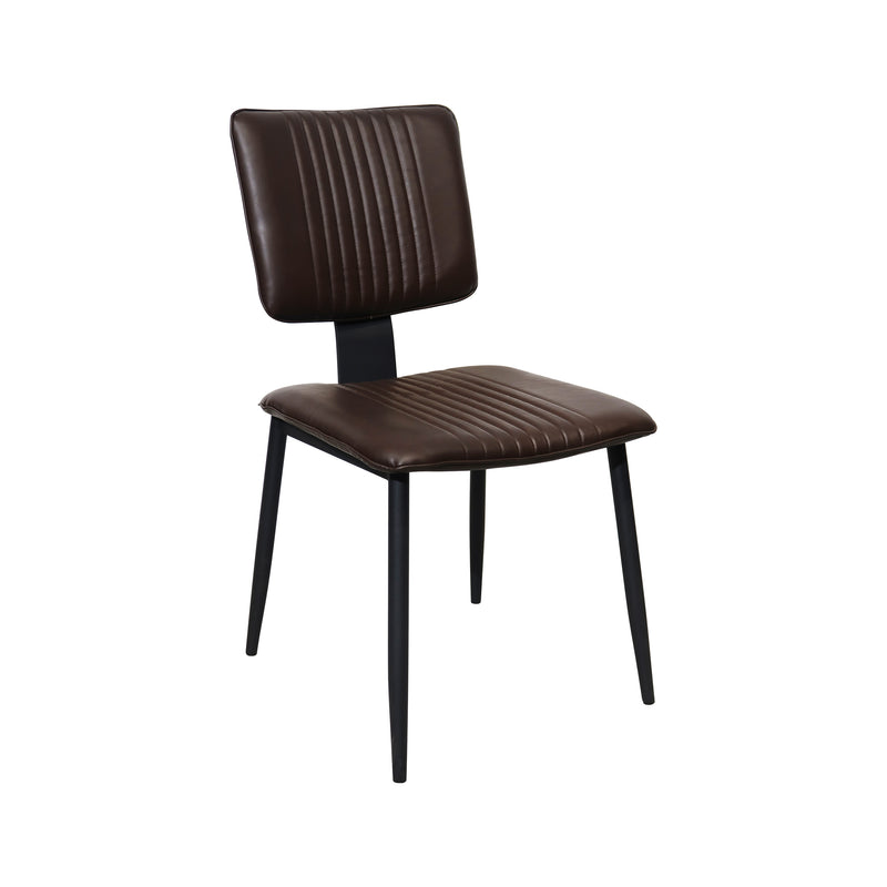 Cargue la imagen en el visor de la galería, Silla de Interior Madge color café oscuro - CA24022