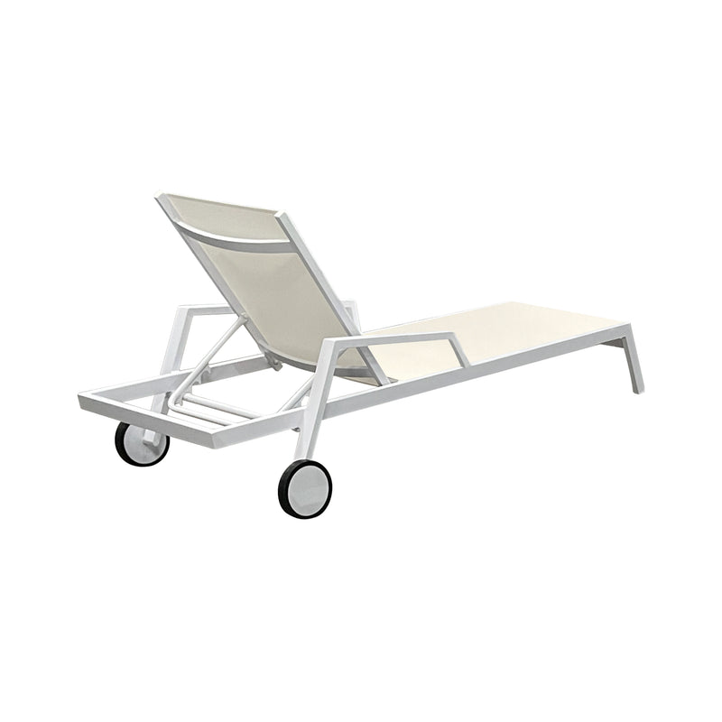 Cargue la imagen en el visor de la galería, Camastro para exterior color Blanco Madrid - GF6326-WH