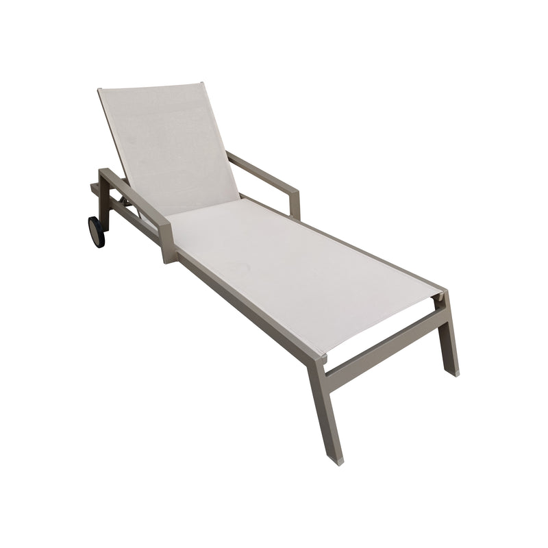 Cargue la imagen en el visor de la galería, Camastro para exterior color Champagne Madrid - GF6326-CHAM