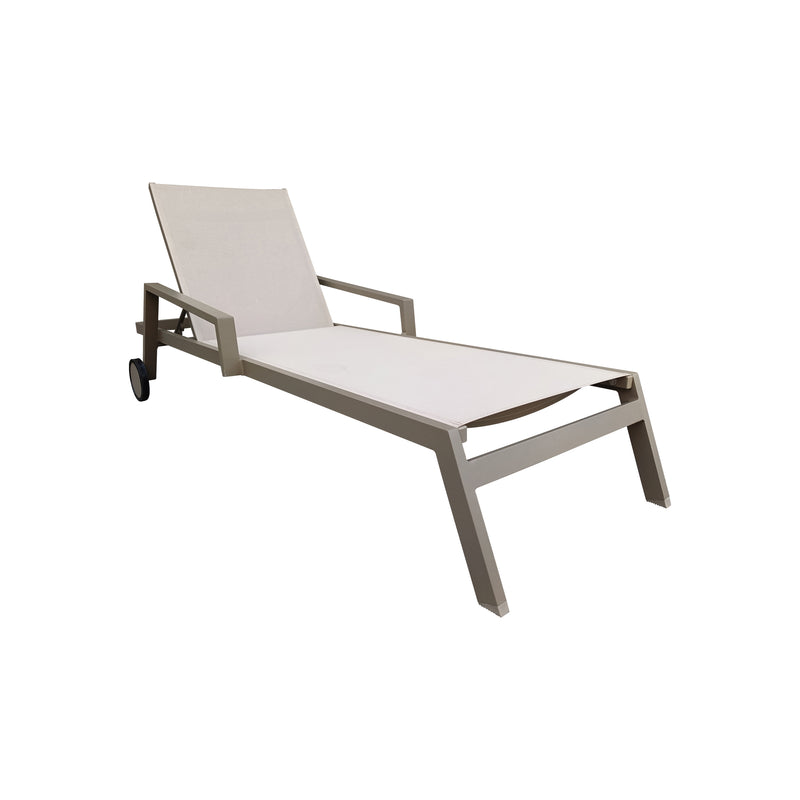 Cargue la imagen en el visor de la galería, Camastro para exterior color Champagne Madrid - GF6326-CHAM