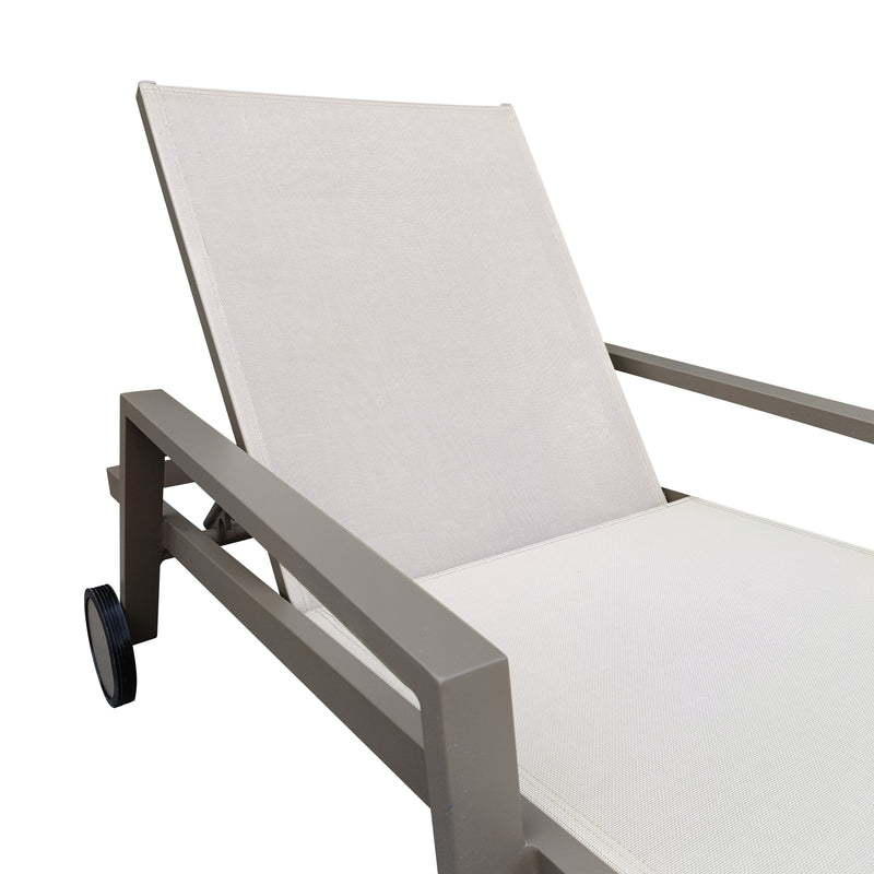 Cargue la imagen en el visor de la galería, Camastro para exterior color Champagne Madrid - GF6326-CHAM