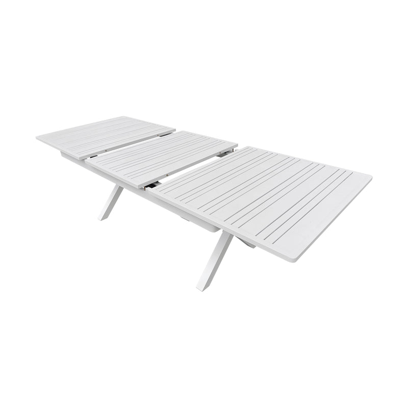 Cargue la imagen en el visor de la galería, Mesa de Comedor expandible 1.8 M / 2.4 M Malke color Blanca - SDT23904180WH