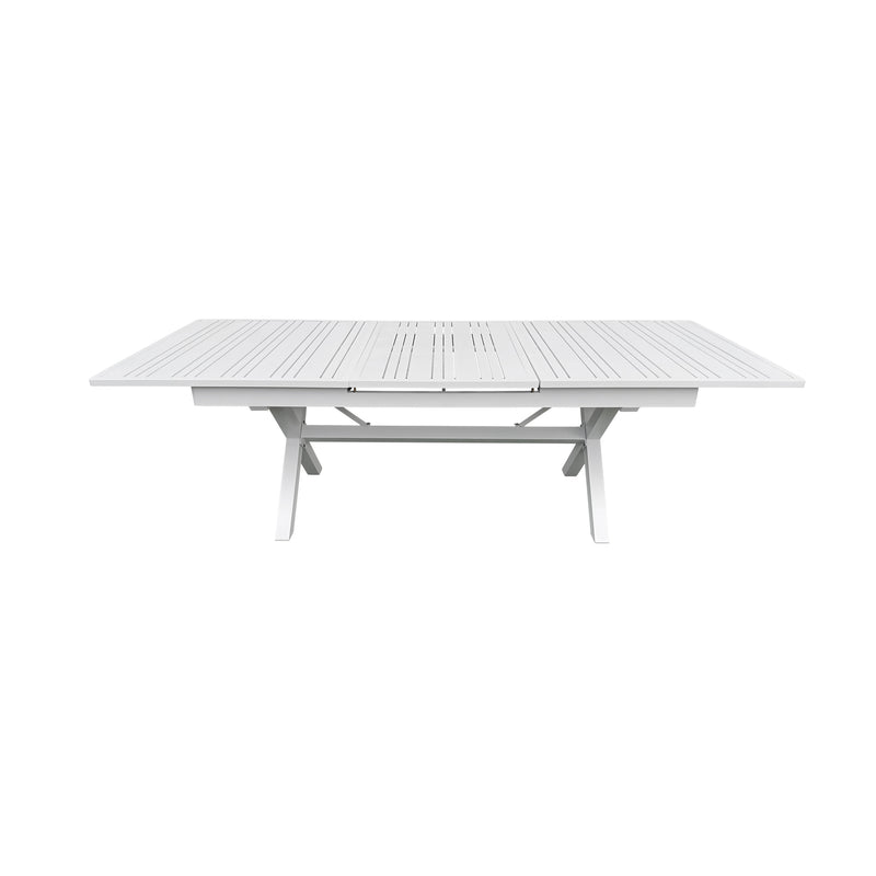 Cargue la imagen en el visor de la galería, Mesa de Comedor expandible 1.8 M / 2.4 M Malke color Blanca - SDT23904180WH