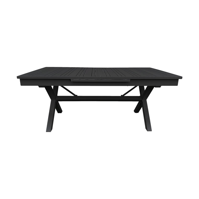Cargue la imagen en el visor de la galería, Mesa de Comedor expandible 1.8 M / 2.4 M Malke color Carbon - SDT23904180