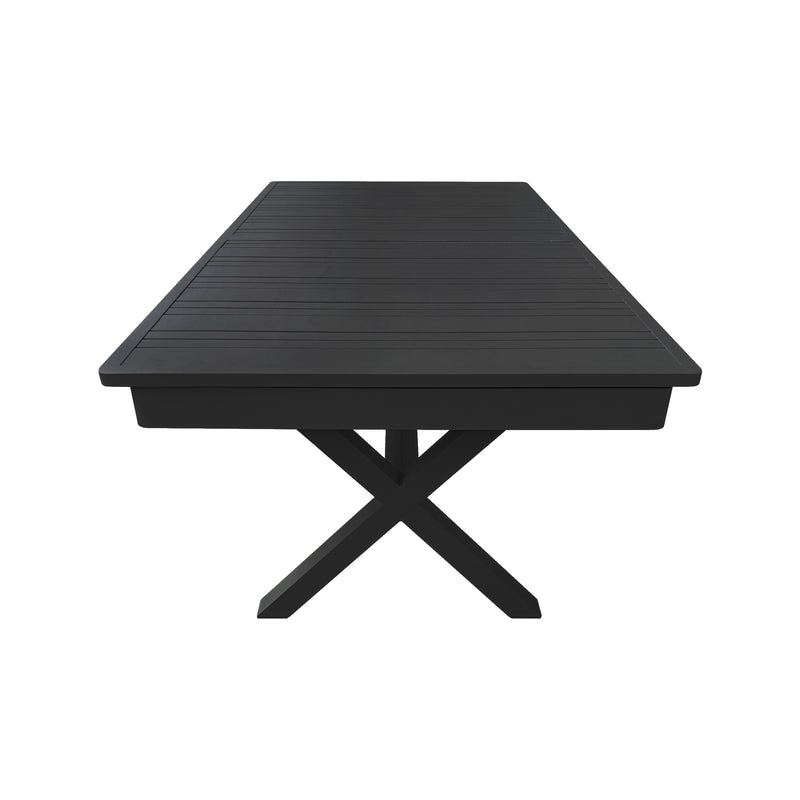 Cargue la imagen en el visor de la galería, Mesa de Comedor expandible 1.8 M / 2.4 M Malke color Carbon - SDT23904180