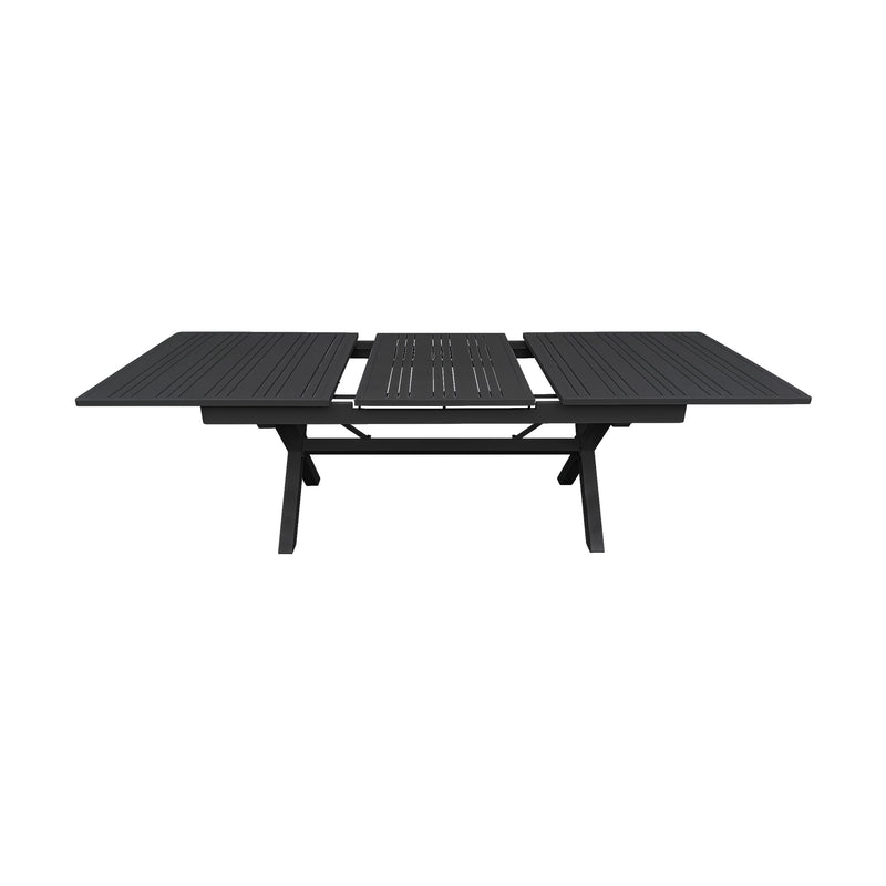 Cargue la imagen en el visor de la galería, Mesa de Comedor expandible 1.8 M / 2.4 M Malke color Carbon - SDT23904180