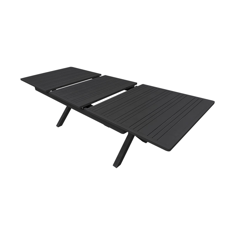 Cargue la imagen en el visor de la galería, Mesa de Comedor expandible 1.8 M / 2.4 M Malke color Carbon - SDT23904180