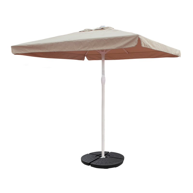 Cargue la imagen en el visor de la galería, Sombrilla para exterior Matis + base Coco color Beige