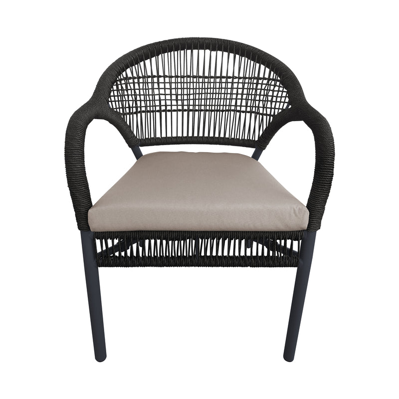 Cargue la imagen en el visor de la galería, Silla de Aluminio MB4137 Color café - MB4137-BR