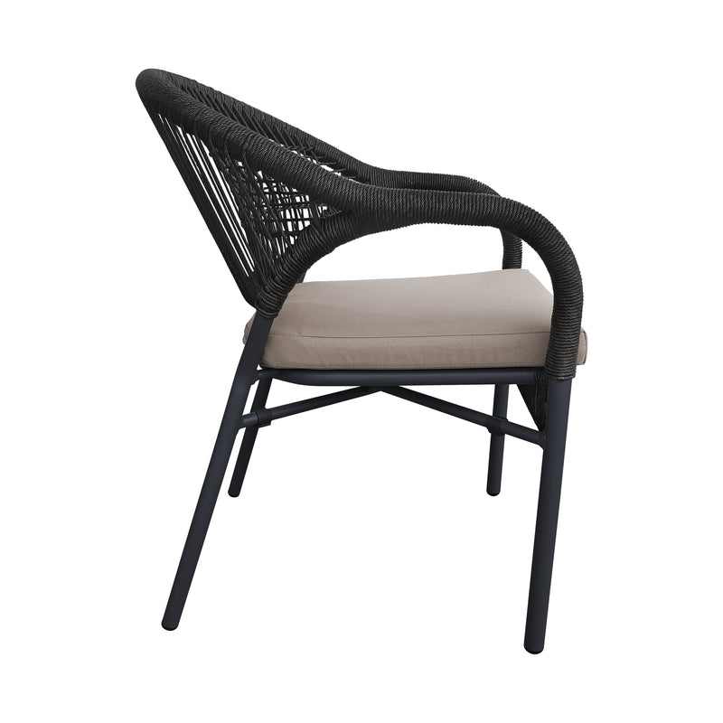 Cargue la imagen en el visor de la galería, Silla de Aluminio MB4137 Color café - MB4137-BR