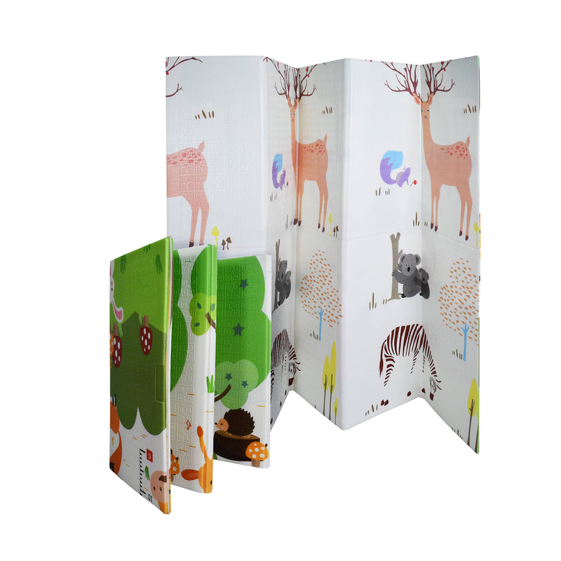 Cargue la imagen en el visor de la galería, Tapete para gatear de bebe 148*191 CMS animales - MCC02