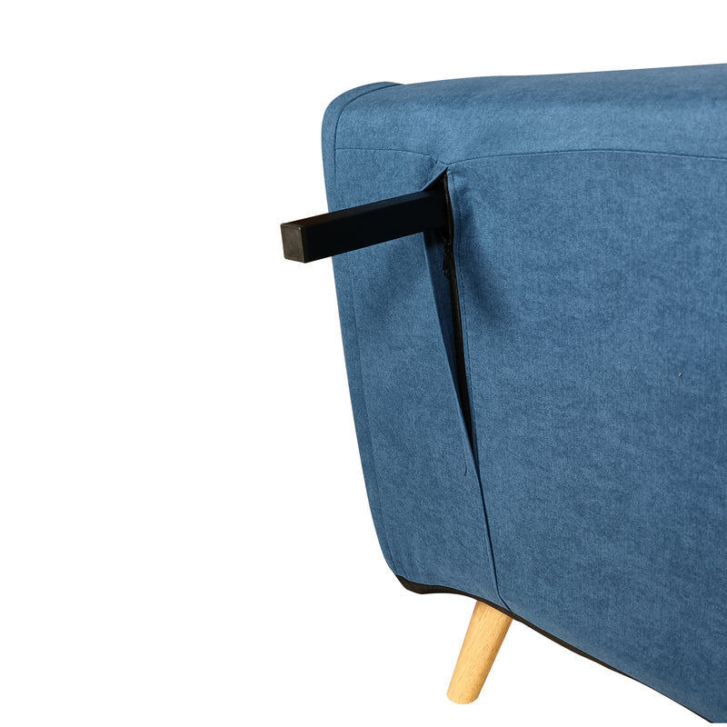 Cargue la imagen en el visor de la galería, Sofa-Cama Medieval color azul obscuro - TY00123-DB