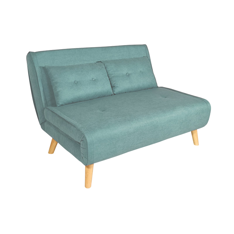 Cargue la imagen en el visor de la galería, Sofá-Cama Medieval color Verde agua - TY00121-BLU