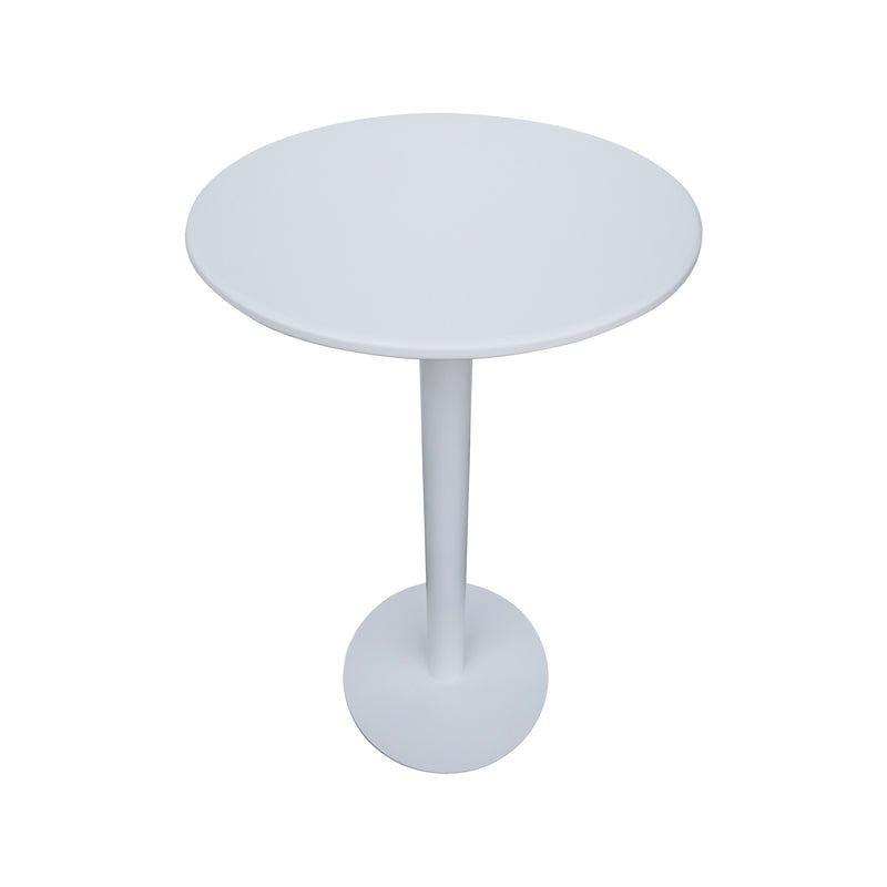 Cargue la imagen en el visor de la galería, Mesa Alta redonda D.60cms de barra Mendez color Blanco -3033