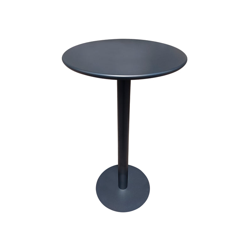 Cargue la imagen en el visor de la galería, Mesa Alta redonda D.60cms de barra Mendez color Carbon - ZF3031T