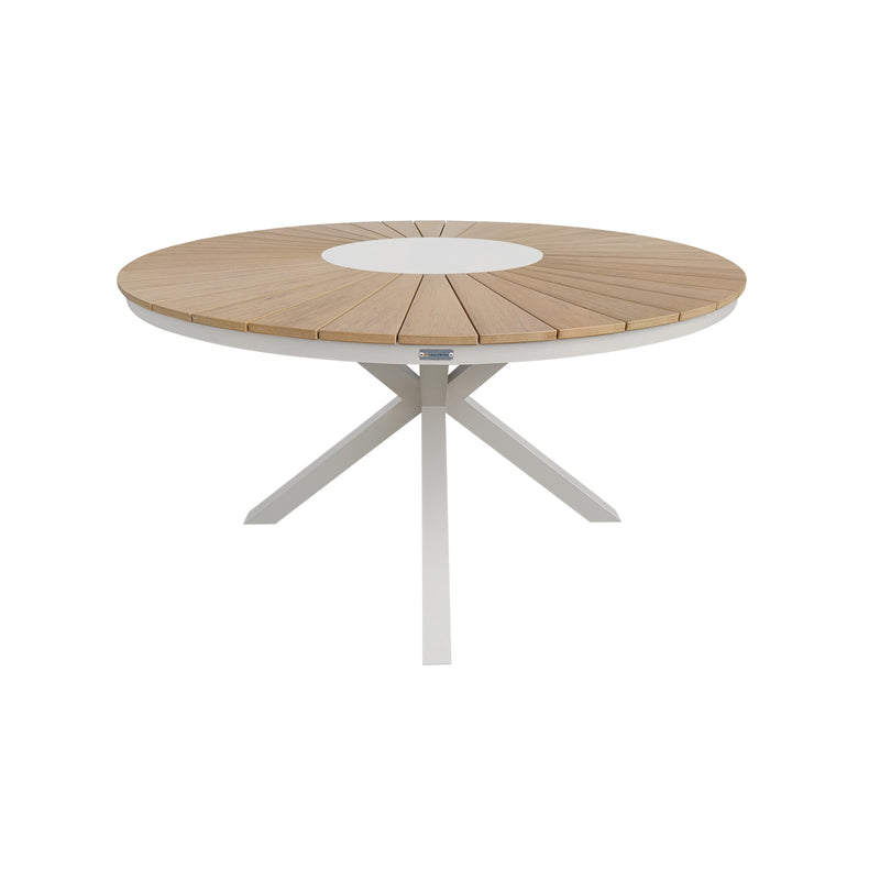 Cargue la imagen en el visor de la galería, Mesa de comedor redonda 1.3 m Menora color Blanco - ME91WH