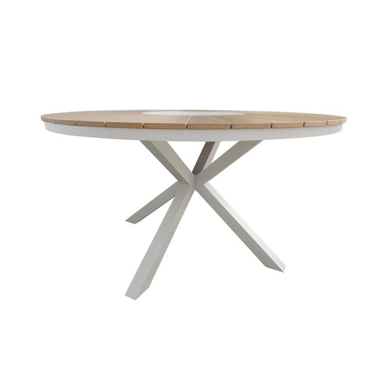 Cargue la imagen en el visor de la galería, Mesa de comedor redonda 1.3 m Menora color Blanco - ME91WH