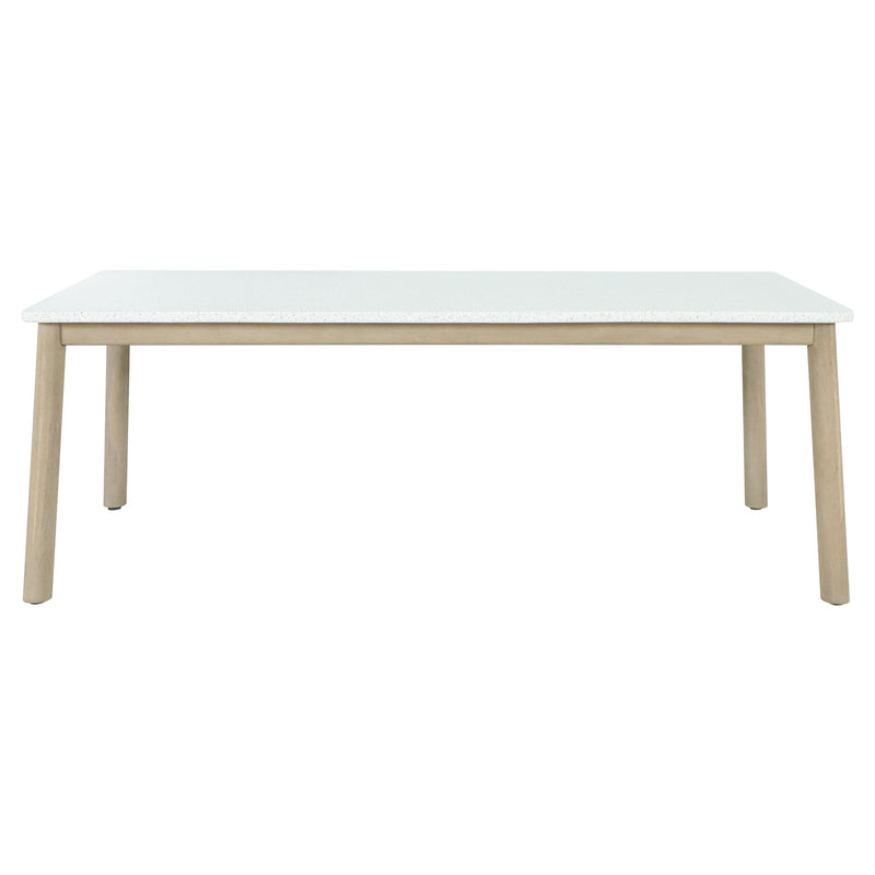 Cargue la imagen en el visor de la galería, Mesa de comedor Zulu 2.1M, de terrazo - HUC38523-2